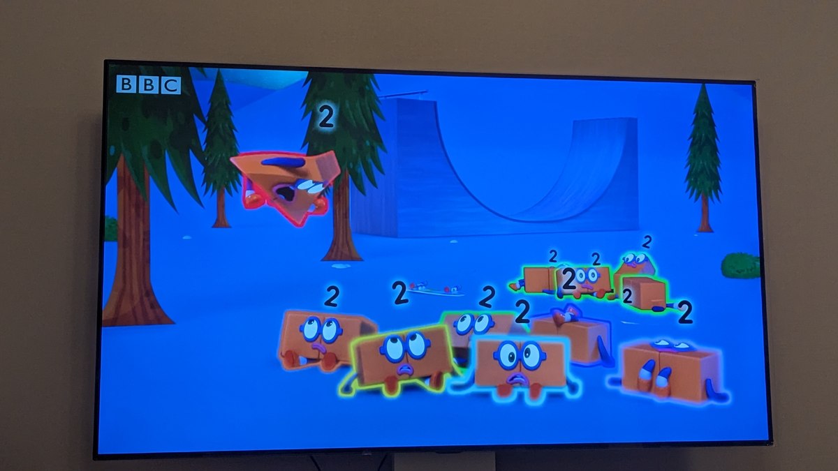 英語で算数が学べるNumberblocksの画面